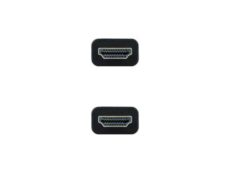 Cable HDMI 2.0 4K Nanocable 10.15.3720/ HDMI Macho - HDMI Macho/ 20m/ Negro