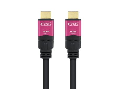 Cable HDMI Nanocable 10.15.3730/ HDMI Macho - HDMI Macho/ 30m/ Negro