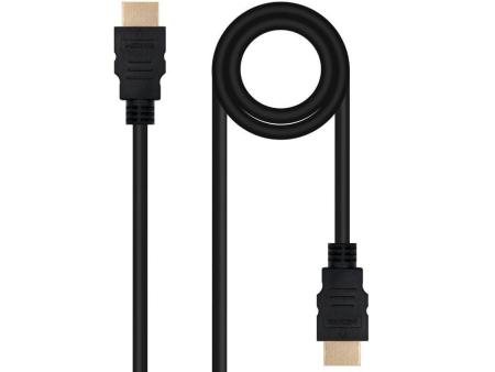 Cable HDMI 2.0 4K Nanocable 10.15.3800/ HDMI Macho - HDMI Macho/ 50cm/ Negro