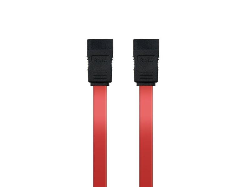 Cable SATA Nanocable 10.18.0101-OEM/ SATA Hembra - SATA Hembra/ 50cm/ Rojo