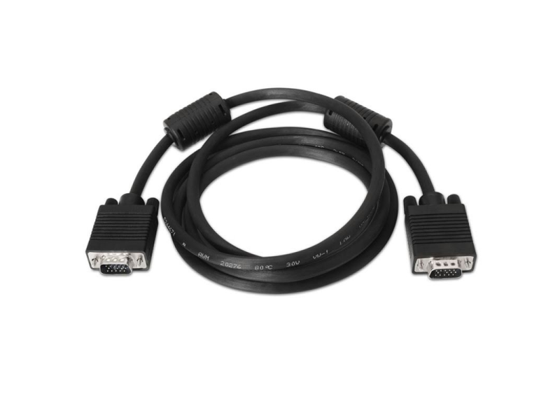 Cable SVGA Nanocable 10.15.0101/ VGA Macho - VGA Macho/ 1m/ Negro