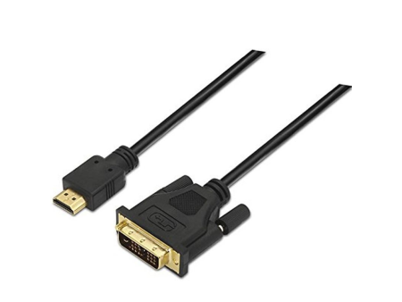 Cable HDMI Nanocable 10.15.0503/ DVI Macho - HDMI Macho/ 3m/ Negro