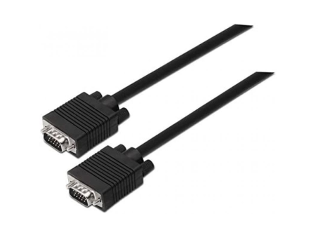 Cable SVGA Nanocable 10.15.1302/ VGA Macho - VGA Macho/ 1.8m/ Negro