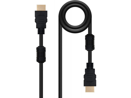 Cable HDMI 1.4 Nanocable 10.15.1810/ HDMI Macho - HDMI Macho/ 10m/ Negro