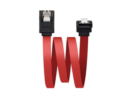 Cable SATA Nanocable 10.18.0301/ SATA Hembra - SATA Hembra/ 50cm/ Rojo