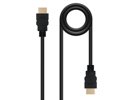 Cable HDMI 1.4 Nanocable 10.15.1700/ HDMI Macho - HDMI Macho/ 1m/ Negro