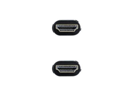 Cable HDMI 2.1 8K Nanocable 10.15.8001/ HDMI Macho - HDMI Macho/ 1m/ Negro