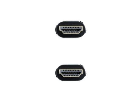 Cable HDMI 2.1 8K Nanocable 10.15.8002/ HDMI Macho - HDMI Macho/ 2m/ Negro