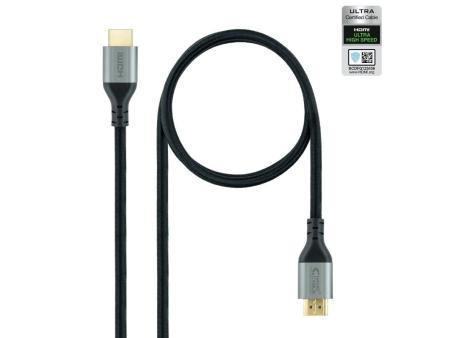 Cable HDMI 2.1 8K Nanocable 10.15.8103/ HDMI Macho - HDMI Macho/ 3m/ Certificado/ Negro