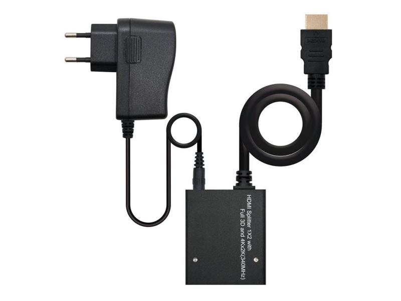 Duplicador HDMI Nanocable 10.25.3502/ HDMI Macho - 2 HDMI Hembra