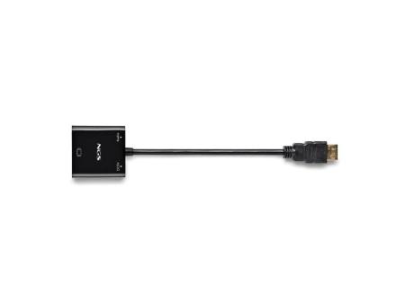 Cable Conversor NGS Chamaleon/ HDMI Macho - VGA Hembra/ 15cm/ Incluye Cable de Audio y Alimentación USB