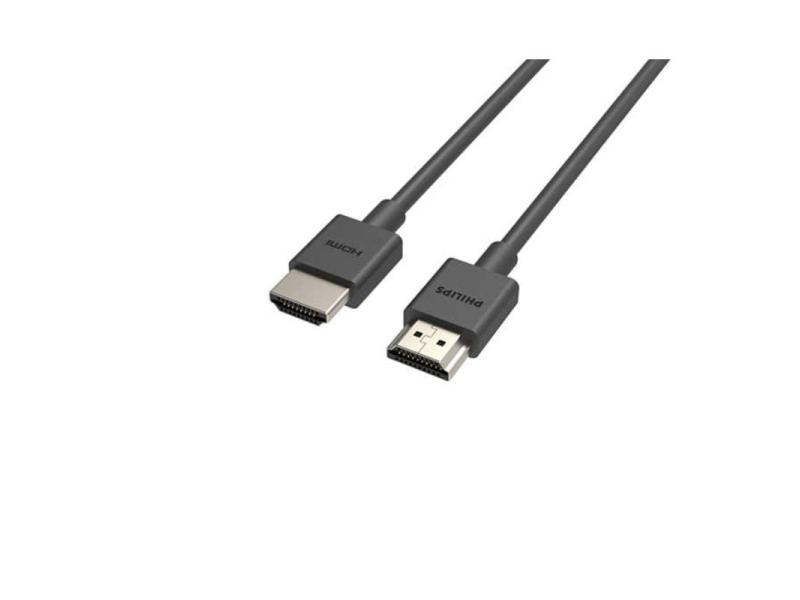 Cable HDMI 4K Philips SWV5702/ HDMI Macho - HDMI Macho/ 2m/ Certificado/ Negro