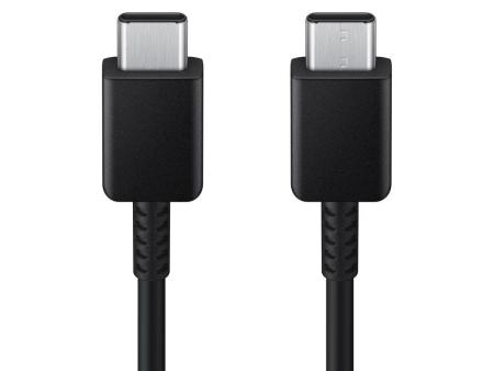 Cable USB 2.0 Tipo-C Samsung EP-DX310JBEGEU/ USB Tipo-C Macho - USB Tipo-C Macho/ 1.8m/ Negro