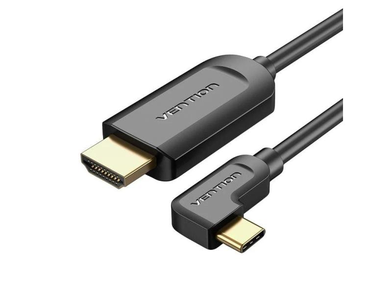 Cable Conversor HDMI 1.4 4K Vention CGVBG/ USB Tipo-C Macho - HDMI Macho/ 1.5m/ Negro