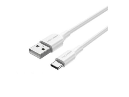 Cable USB 2.0 Tipo-C Vention CTHWG/ USB Tipo-C Macho - USB Macho/ Hasta 60W/ 480Mbps/ 1.5m/ Blanco