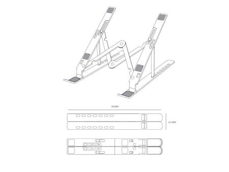 Soporte para Portátil/Tablet Aisens LPS3M-177 hasta 15'