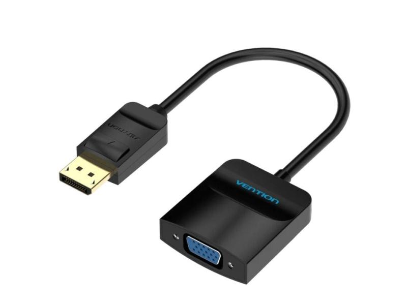 Conversor Vention HBFBB/ Displayport Macho - VGA Hembra/ 15cm/ Negro