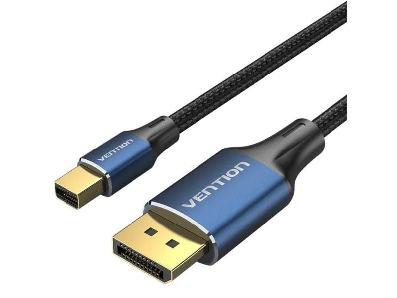 Cable Conversor DisplayPort 1.4 8K Vention HCFLH/ DisplayPort Macho - Mini DisplayPort Macho/ 2m/ Negro y Azul