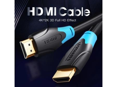 Cable HDMI 2.0 4K Vention AACBM/ HDMI Macho - HDMI Macho/ 12m/ Negro