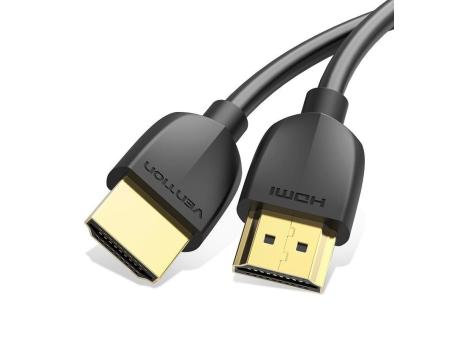 Cable HDMI 2.0 4K Portatil Vention AAIBF/ HDMI Macho - HDMI Macho/ 1m/ Negro