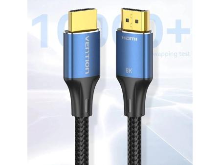 Cable HDMI 2.1 8K Vention ALGLF/ HDMI Macho - HDMI Macho/ 1m/ Azul