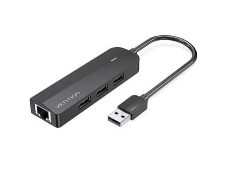 Docking USB 2.0 Vention CHPBB/ 3xUSB/ 1xMicro USB PD/ 1xRJ45/ Negro