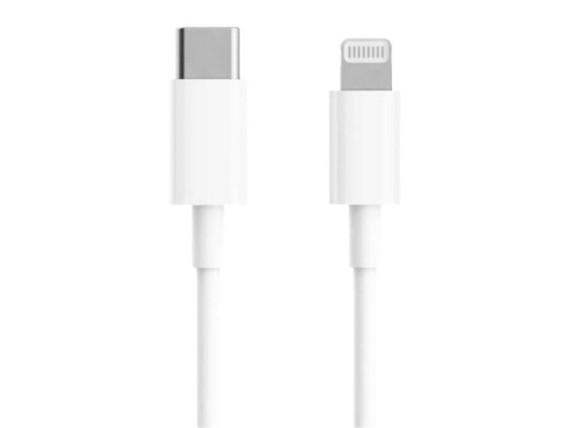 Cable USB 2.0 Tipo-C Lightning Xiaomi BHR4421GL/ USB Tipo-C Macho - Lightning Macho/ 1m/ Blanco