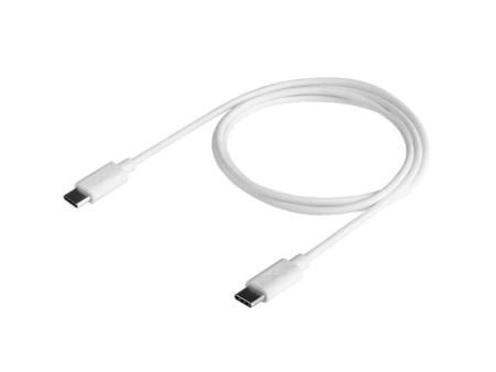 Cable USB Tipo-C Xtorm CE005/ USB Tipo-C Macho - USB Tipo-C Macho/ Hasta 100W/ 10Gbps/ 1m/ Blanco