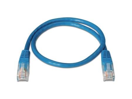 Cable de Red RJ45 UTP Aisens A133-0190 Cat.5e/ 50cm/ Azul