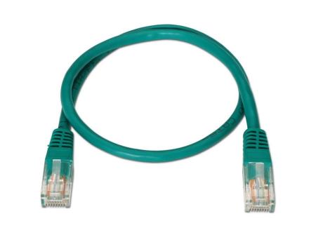 Cable de Red RJ45 UTP Aisens A133-0194 Cat.5e/ 1m/ Verde