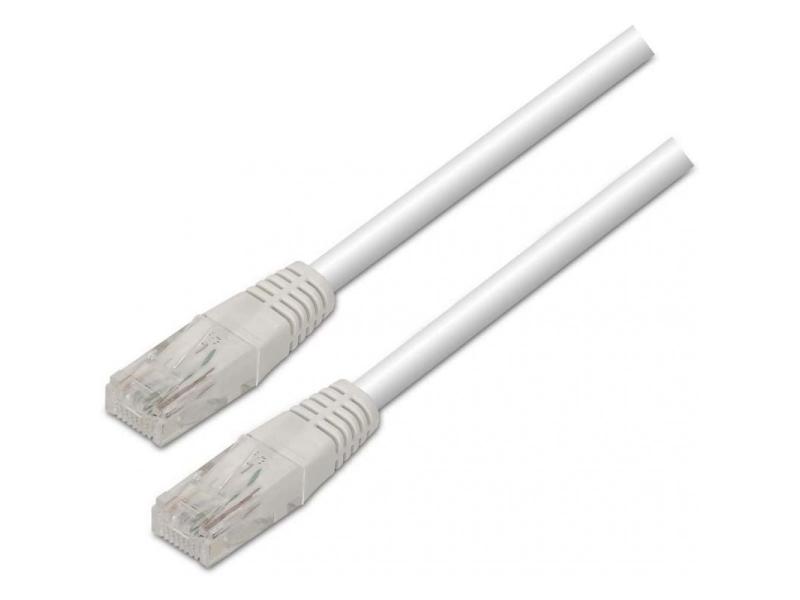 Cable de Red RJ45 UTP Aisens A133-0197/ Cat.5e/ 1m/ Blanco