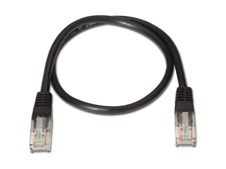 Cable de Red RJ45 UTP Aisens A135-0257 Cat.6/ 50cm/ Negro