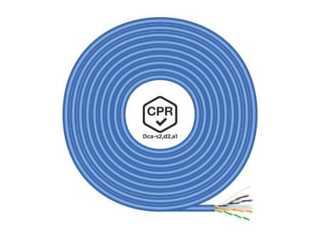 Bobina de Cable RJ45 UTP AWG24 LSZH CPR Dca Aisens A135-0662 Cat.6/ 100m/ Azul