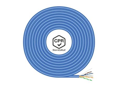 Bobina de Cable RJ45 UTP AWG24 LSZH CPR Dca Aisens A135-0663 Cat.6/ 305m/ Azul