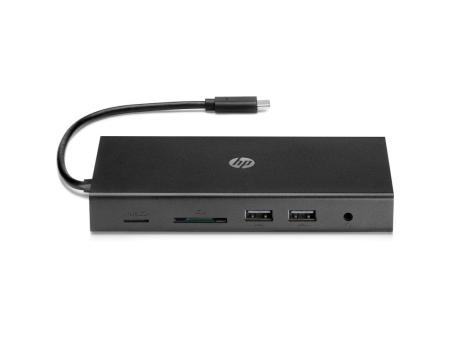 Docking USB Tipo-C HP Travel USB-C Multi Port Hub/ 4xUSB/ 1xUSB Tipo-C PD/ 1xHDMI/ 1xVGA/ 1xRJ45/ 1xLector Tarjetas SD/TF/ 1xJac