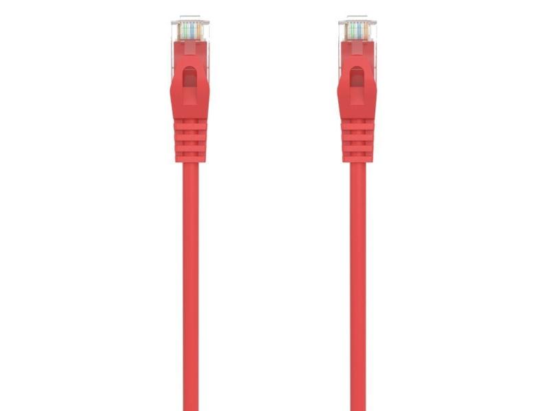 Cable de Red RJ45 AWG24 UTP Aisens A145-0556 Cat.6A/ LSZH/ 25cm/ Rojo