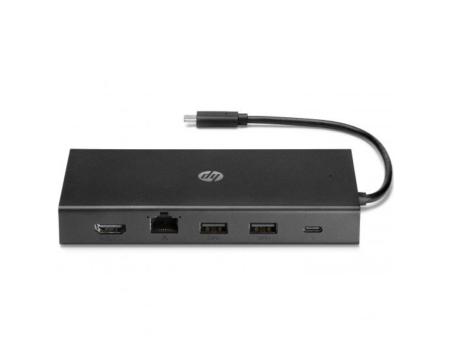 Docking USB Tipo-C HP Travel USB-C Multi Port Hub/ 4xUSB/ 1xUSB Tipo-C PD/ 1xHDMI/ 1xVGA/ 1xRJ45/ 1xLector Tarjetas SD/TF/ 1xJac