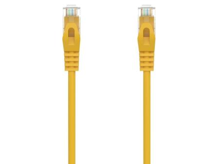 Cable de Red RJ45 AWG24 UTP Aisens A145-0563 Cat.6A/ LSZH/ 25cm/ Amarillo