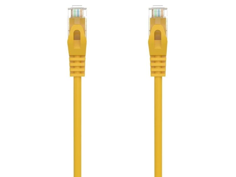 Cable de Red RJ45 AWG24 UTP Aisens A145-0563 Cat.6A/ LSZH/ 25cm/ Amarillo