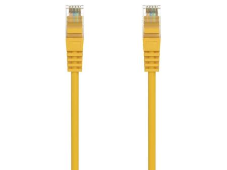 Cable de Red RJ45 AWG24 UTP Aisens A145-0564 Cat.6A/ LSZH/ 30cm/ Amarillo