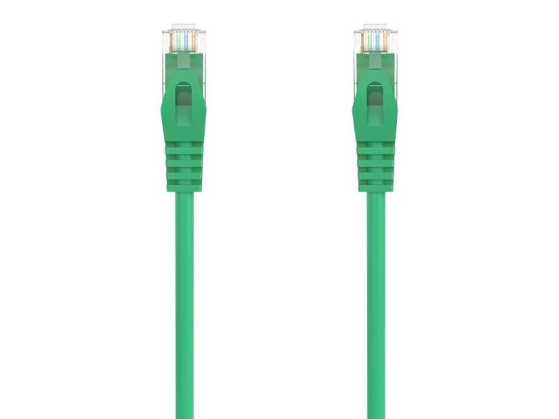 Cable de Red RJ45 AWG24 UTP Aisens A145-0577 Cat.6A/ LSZH/ 25cm/ Verde