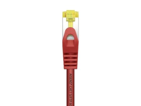 Cable de Red RJ45 SFTP Aisens A146-0468 Cat.7/ 25cm/ Rojo