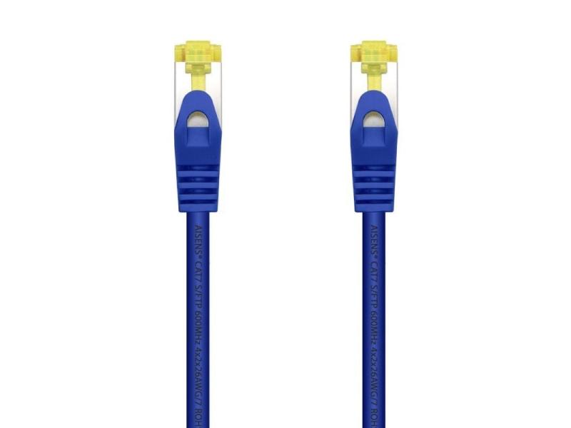 Cable de Red RJ45 SFTP Aisens A146-0476 Cat.7/ 25cm/ Azul