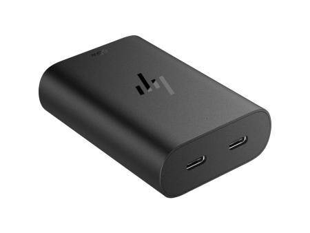 Cargador de Portátil HP 600Q7AA USB Tipo-C/ 65W/ Automático/ Voltaje 5-20V/ 2x USB Tipo-C