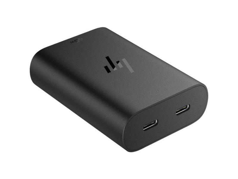 Cargador de Portátil HP 600Q7AA USB Tipo-C/ 65W/ Automático/ Voltaje 5-20V/ 2x USB Tipo-C