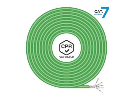 Bobina de Cable RJ45 SFTP AWG23 LSZH CPR Cca Aisens A146-0668 Cat.7/ 500m/ Verde