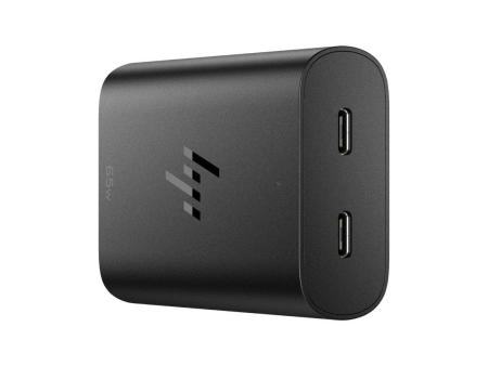 Cargador de Portátil HP 600Q7AA USB Tipo-C/ 65W/ Automático/ Voltaje 5-20V/ 2x USB Tipo-C