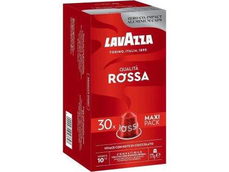 Cápsula Lavazza Qualitá Rossa para cafeteras Nespresso/ Caja de 30