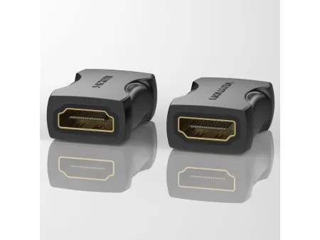 Adaptador HDMI 4K Vention AIRB0-2/ HDMI Hembra - HDMI Hembra/ Pack 2 Uds