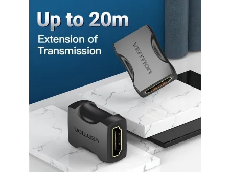 Adaptador HDMI 4K Vention AIRB0-2/ HDMI Hembra - HDMI Hembra/ Pack 2 Uds